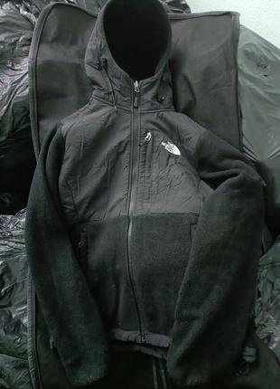 Оригінальна тепла софтшелл, худі з капюшоном polartec tnf the north face xs