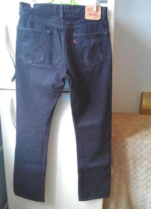 Джинси чоловічі чорні levi's® 505 / прямий крій / 100% бавовна чоловіча класика