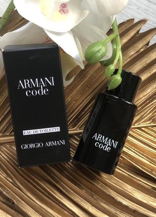 Чоловіча туалетна вода парфуми armani code