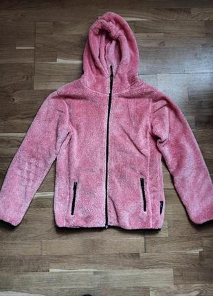 Шикарна теплюща кофта з капюшоном. куртка, вітровка. 7-10 років