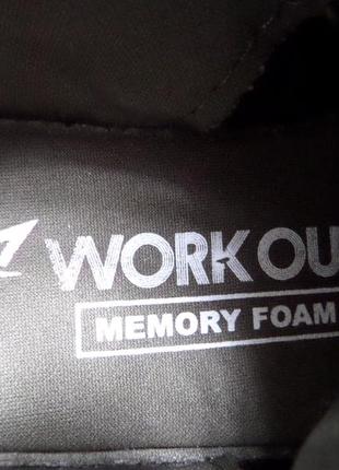 Кроссовки workout memory foam,р.35 стелька 22,5 см7 фото