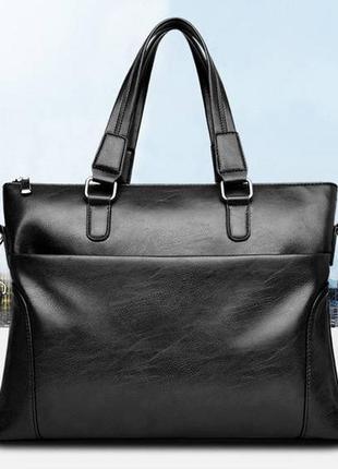 Чоловічий портфель ділової шкіра пу, сумка для ноутбука