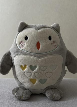 Игрушка с белым шумом tommee tippee ollie the owl перезаряжаемый световой и звуковой прибор для сна