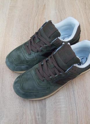 Мужские кроссовки new balance 574 khaki цвета хаки2 фото