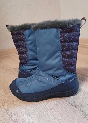 Сапоги зимние, ботинки, сапоги, 36р. quechua decathlon waterproof1 фото