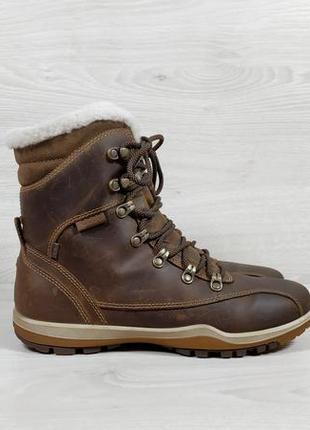 Утепленные кожаные женские ботинки ecco collin-tex оригинал, размер 397 фото