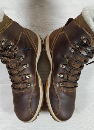 Утепленные кожаные женские ботинки ecco collin-tex оригинал, размер 394 фото