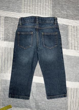 Стильні дитячі джинси 1-1,5 року2 фото