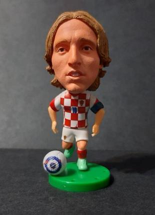 Лука модрич. хорватія. фігурки футболістів soccerwe