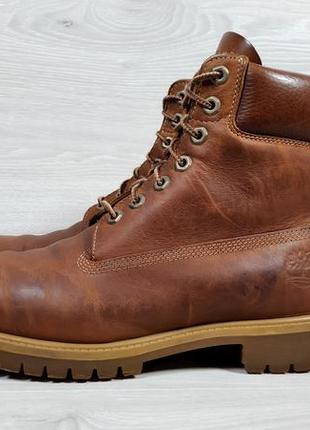 Утеплені шкіряні чоловічі черевики timberland waterproof оригінал, розмір 438 фото
