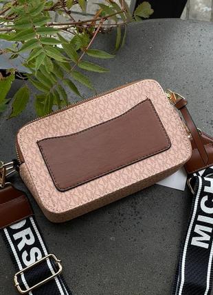 Michael kors snapshot peach сумочка 2