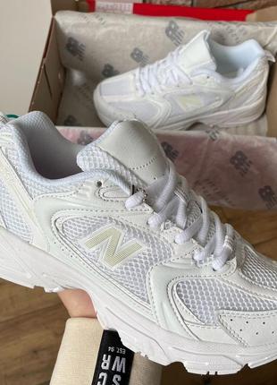 Женские кроссовки new balance 530 white premium
