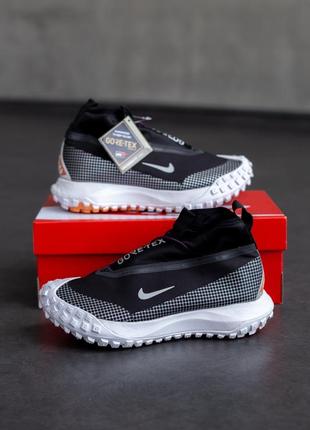 Мужские непромокаемые кроссовки miami nike acg mountain fly gore-tex чёрные