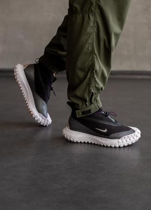 Чоловічі непромокаючі кросівки nike air bound black and gold blue eyes чорні10 фото