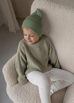 Інстаграмний светр, об’ємна в’язка 3-6 років, ідеальний стан. 100% бавовна.