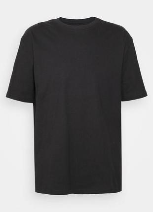 Бавовняна футболка чорного кольору унісекс