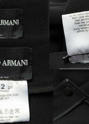 Giorgio armani silk trousers женские брюки9 фото