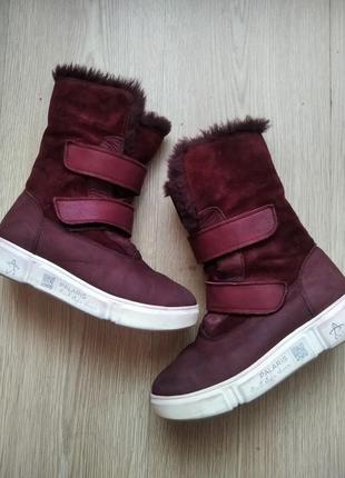 Зимові теплі чоботи для дівчинки
