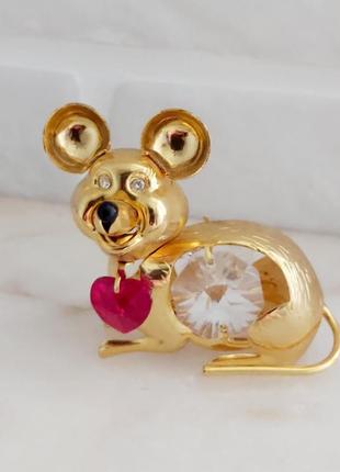 Статуетка сваровські мишь swarovski