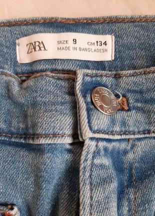 Джинси, штани, лосіни 134 zara кльош джогери в клітинку zara h&m5 фото