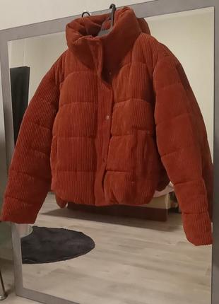 Теплая куртка пуховик размер ,л.м1 фото
