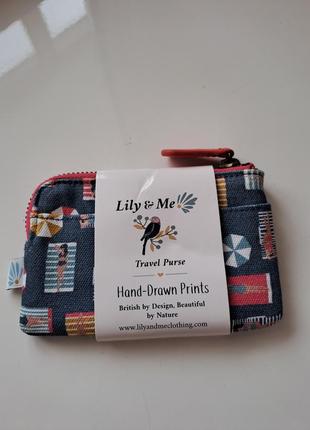 Новый коттоновый кошелек lily & me