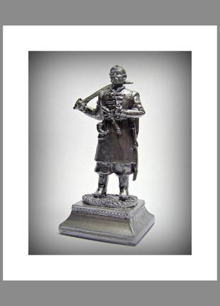 Игрушечные солдатики украинский козак 17 века 54 мм оловянные солдатики миниатюры статуэтки2 фото