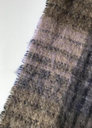 Тёплый мягкий шарф в клетку датского бренда tif tiffy в стиле cos3 фото