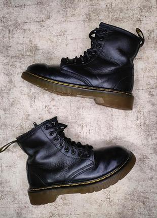 Ботинки dr. martens оригинал кожаные черные на молнии