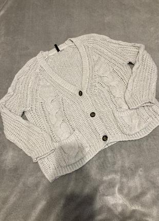 Кардіган короткий в‘язаний