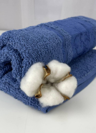 Рушник для обличчя махровий febo vip cotton ecre туреччина  50х90 см