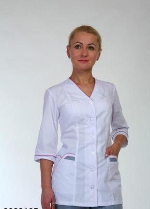 Куртка, кітель медичний, р.42-74, батист/бавовна, піджак, блуза, сорочка, халат укорочений, 8922105