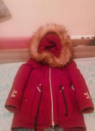 Куртка на девочку зима