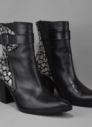 Donna piu ботинки ботильоны женские кожаные. италия. оригинал. 40 р./26 см.2 фото
