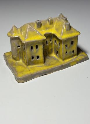 Миниатюра замка сент миклош из глины