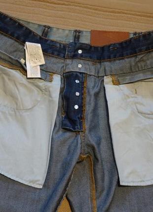 Оригинальные комбинированные фирменные джинсы desigual regular fit испания 32/34 р.6 фото