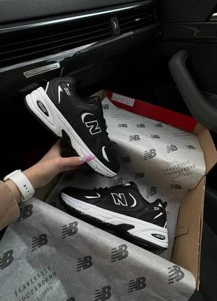 Жіночі кросівки new balance 530 fleece termo / нью беленс / утеплені / зимові / взуття / шкіра, фліс / чорні, білі, сині, сірі, рожеві