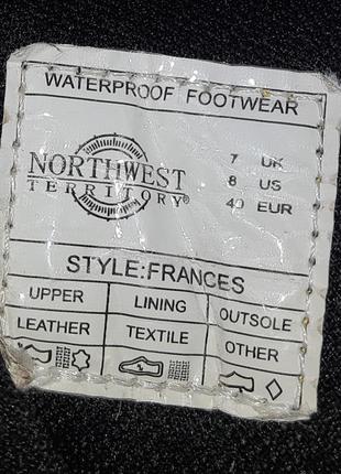 Ботинки northwest territory водонепроницаемые треккинговые gore-tex lowa кроссовки кожаные waterproof зимние7 фото