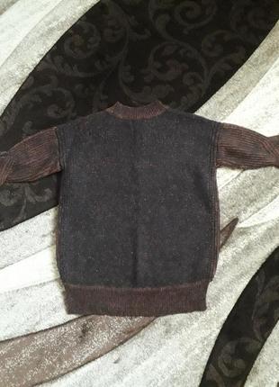 Дизайнерский новый роскошный свитер оверсайз шерсть альпака allsaints8 фото