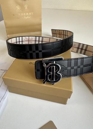 Ремiнь burberry lux чоловiчий