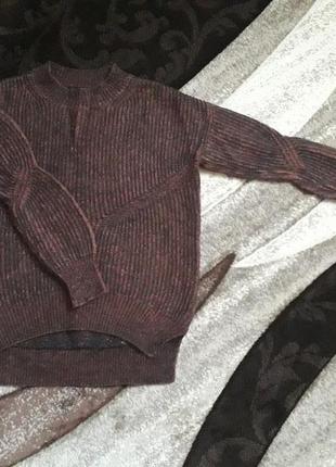 Дизайнерский новый роскошный свитер оверсайз шерсть альпака allsaints4 фото