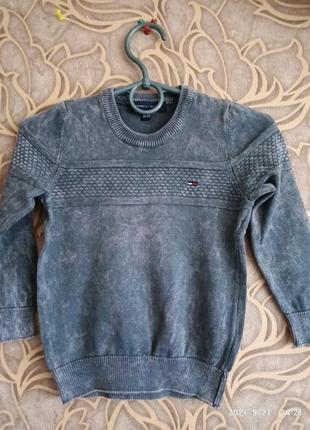 Суперський стильний світшот tommy hilfiger/зріст 86/92 см