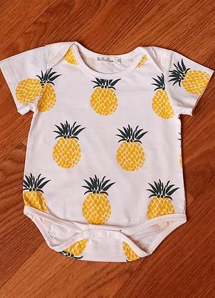 Прикольний бодік yipeiban на 6-9 міс.