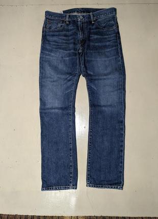 Джинсы polo ralph lauren w 33 l 32 прямой крой темно синие