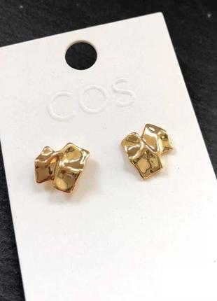 Сережки cos