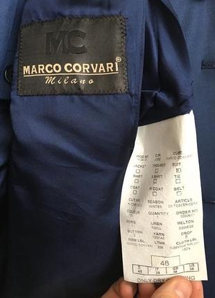 Брендовый итальянский костюм marco corvari slim fit