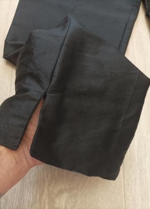 Чорні шовкові штани christian berg, розмір 36.2 фото