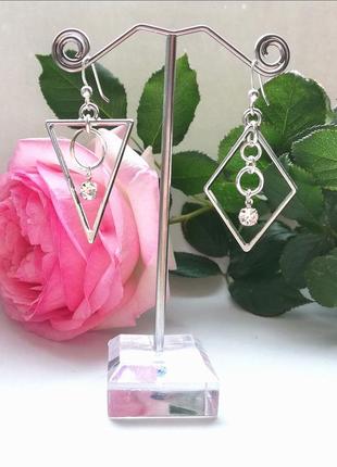 Серьги асимметрия #1