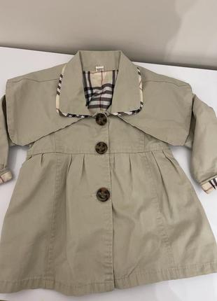 Тренч для дівчинки