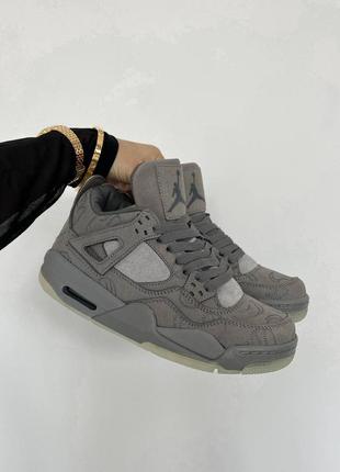 Кроссовки nike air jordan 4 retro "kaws" premium